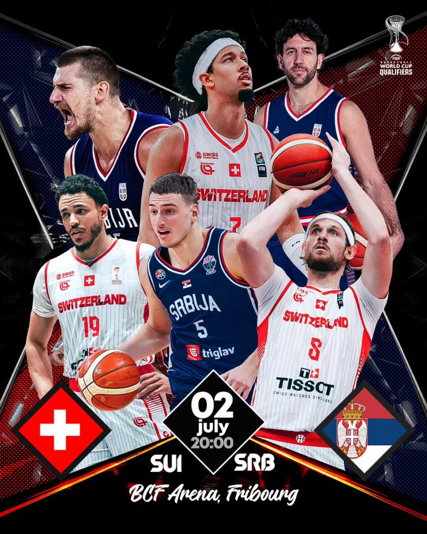 Support organisé pour la Serbie – Basketball